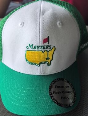 Unk Masters Green White Yellow Trucker Hat